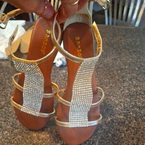 Rhinestone sandals